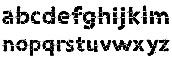 Pethuk Personal Use Font LOWERCASE
