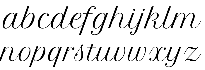 Petit Formal Script Font LOWERCASE