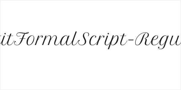 PetitFormalScript-Regular Logo