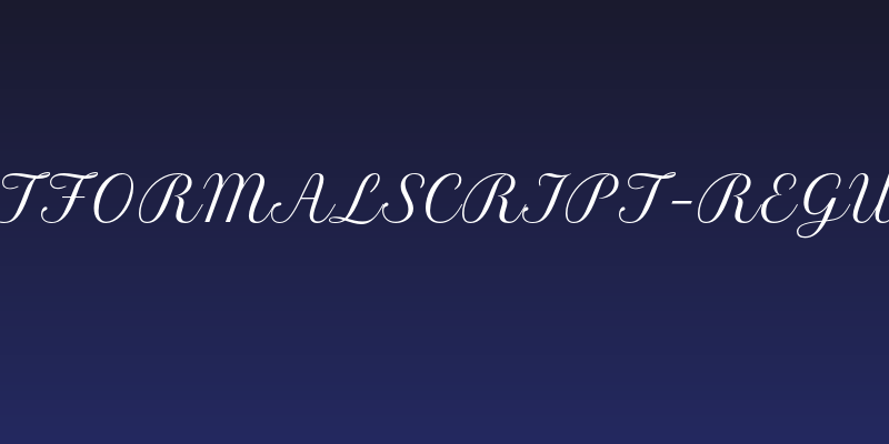 PetitFormalScript-Regular Social Header