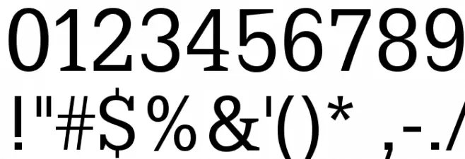 PetitLatin フォント その他の文字