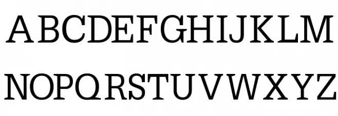 PetitLatin Font Litere mari
