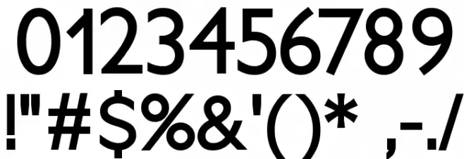 PetitaBold Font OTHER CHARS