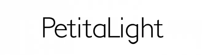 PetitaLight  免费字体下载
