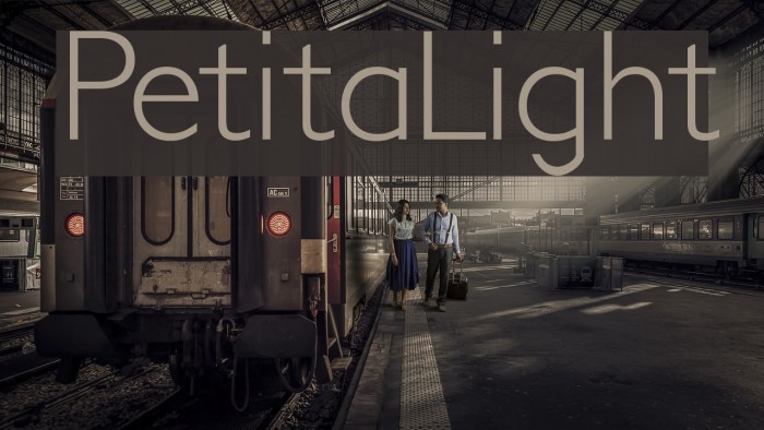 PetitaLight Font examples