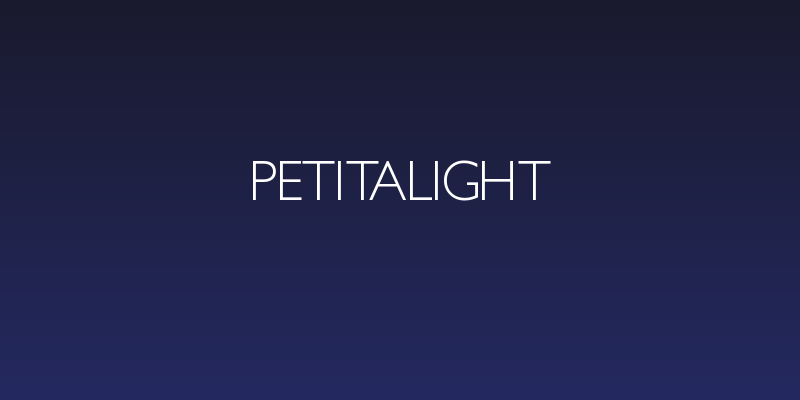 PetitaLight Social Header