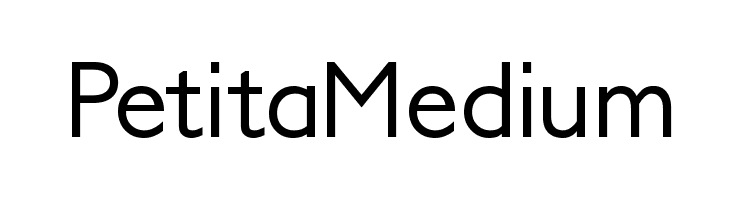 PetitaMedium  font caratteri gratis