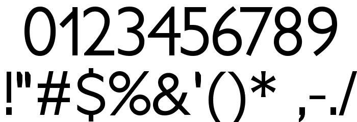 PetitaMedium Font OTHER CHARS