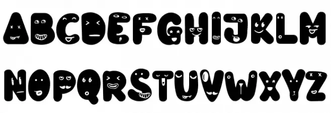 Petite Smile 字体 大写