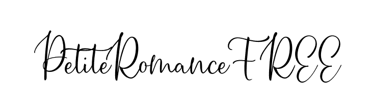 PetiteRomanceFREE  フリーフォントのダウンロード