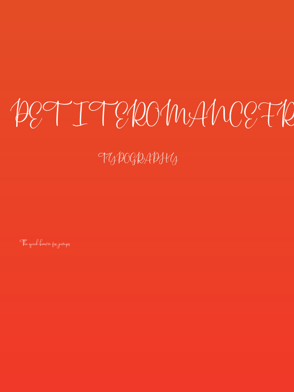 PetiteRomanceFREE Poster