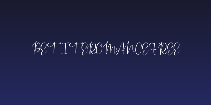 PetiteRomanceFREE Social Header