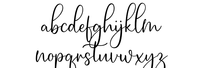 PetiteRomanceFREE Font LOWERCASE