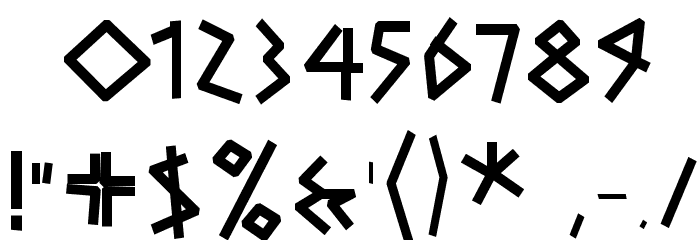 PetitexBut-Bold Font OTHER CHARS