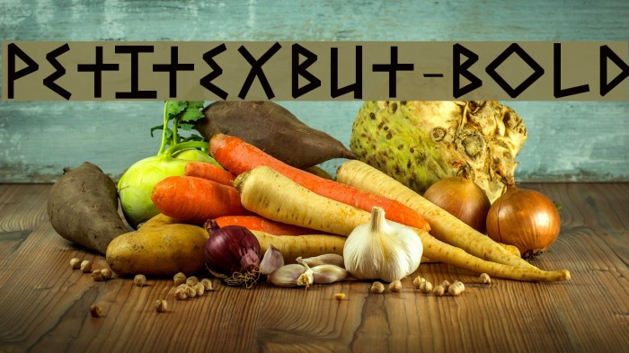 PetitexBut-Bold Font examples