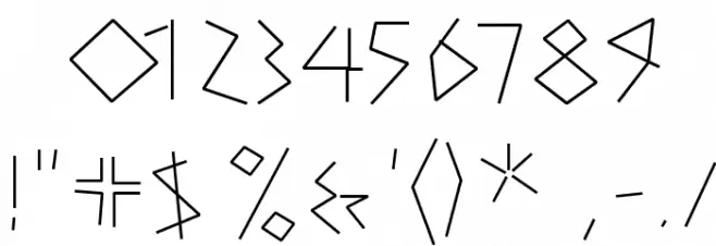 PetitexBut-Light Font OTHER CHARS