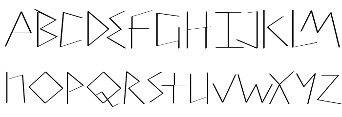 PetitixThreeCallig-Light Font LOWERCASE