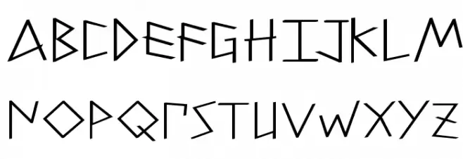 PetitixThreeCallig-Normal Шрифта ВЕРХНИЙ