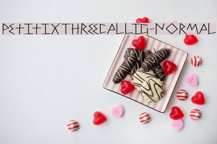 PetitixThreeCallig-Normal Example 1