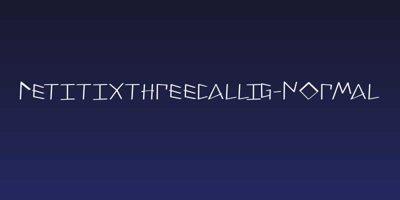 PetitixThreeCallig-Normal Social Header