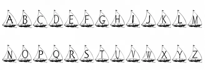 Petits Bateaux Fonte MAIÚSCULAS