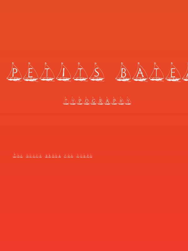 Petits Bateaux Poster