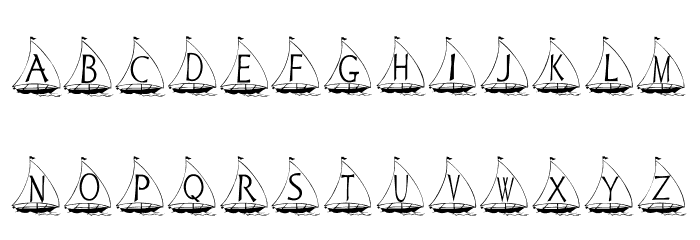 Petits Bateaux Font LOWERCASE