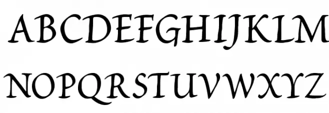 Petitscript Fonte MAIÚSCULAS
