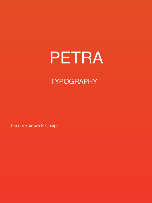 Petra Poster