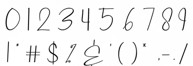 Petri Plate Font OTHER CHARS