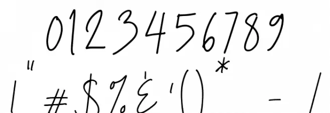 Petricia Font OTHER CHARS