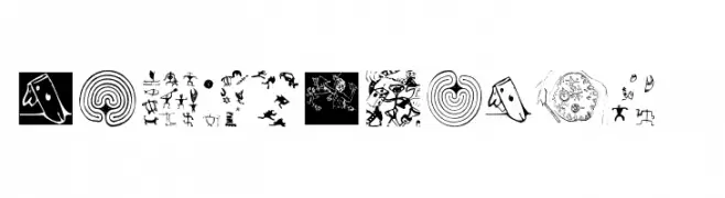 PetroGlyphs07  免费字体下载