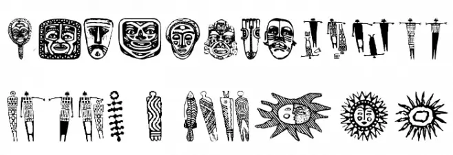 Petrographs Font LOWERCASE
