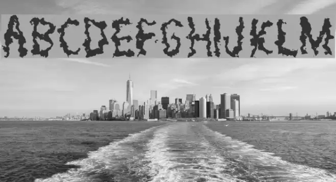 Petroleum St Font examples