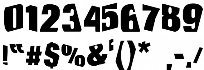 Petroleum Font OTHER CHARS