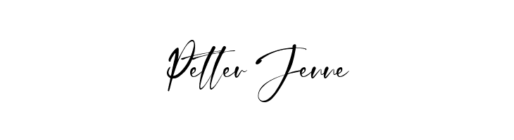 Petter Jenne  Скачать бесплатные шрифты