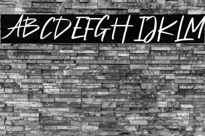 Petter Secret Demo Version Font examples