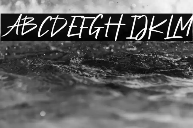 Petter Secret Demo Version Font examples