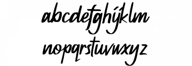 Petter Secret Demo Version फ़ॉन्ट लोअरकेस