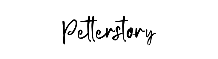 Petter story  フリーフォントのダウンロード