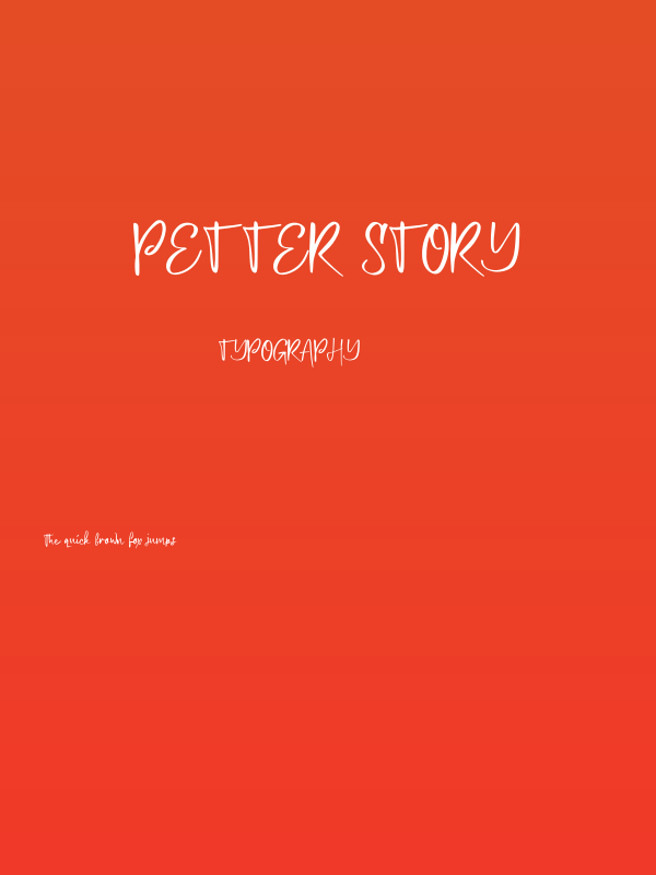 Petter story Poster