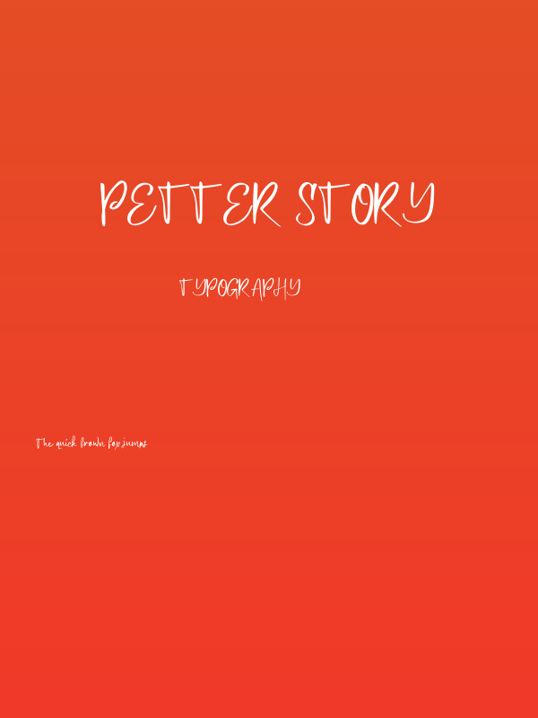 Petter story Poster