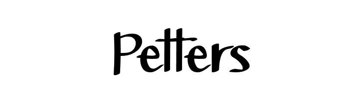 Petters  Скачать бесплатные шрифты