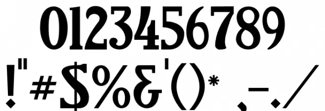 PettingillCF-Bold Font OTHER CHARS