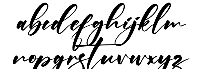 Pettrick Belinst Font LOWERCASE