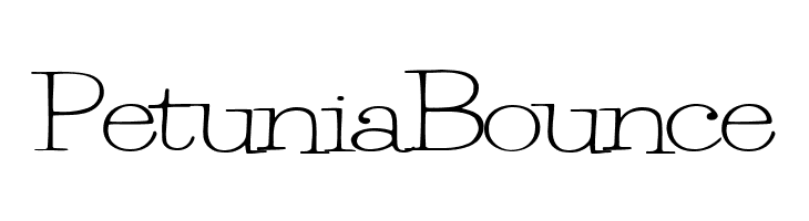 PetuniaBounce  font caratteri gratis