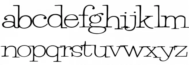 PetuniaBounce Caratteri MINUSCOLO