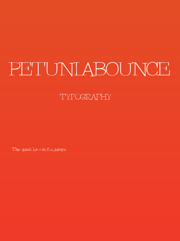 PetuniaBounce Poster