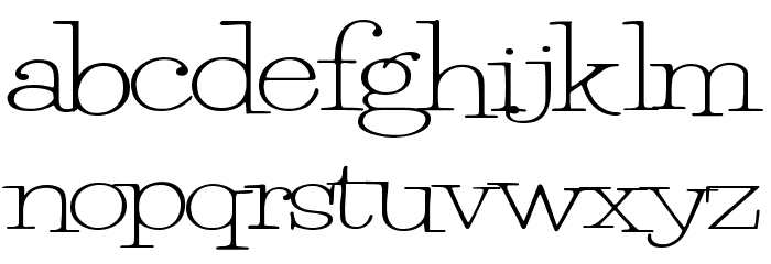 PetuniaBounce Font LOWERCASE