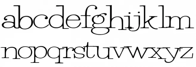 PetuniaBounce Caratteri MINUSCOLO